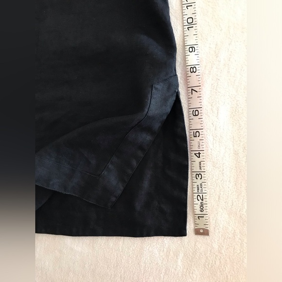 Lauren Ralph Lauren Women’s Black Linen Tunic - Picture 6 of 7